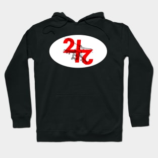 242 - Attack - Red. Hoodie